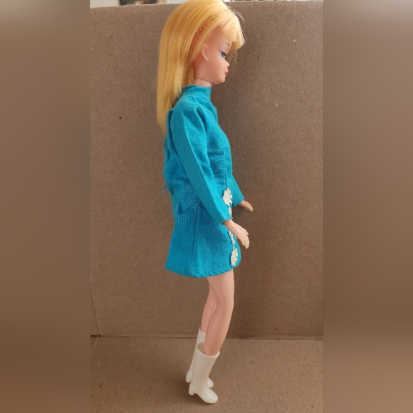 Peggy Ann 11.5" Doll  1960s In Groovy Fashions Dress "Barbie Clone" & Swimsuit - Picture 2 of 9